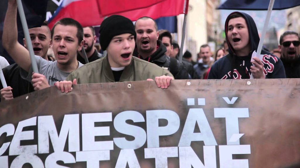 Slovenska pospolitost pochod za samostatnost Nitra