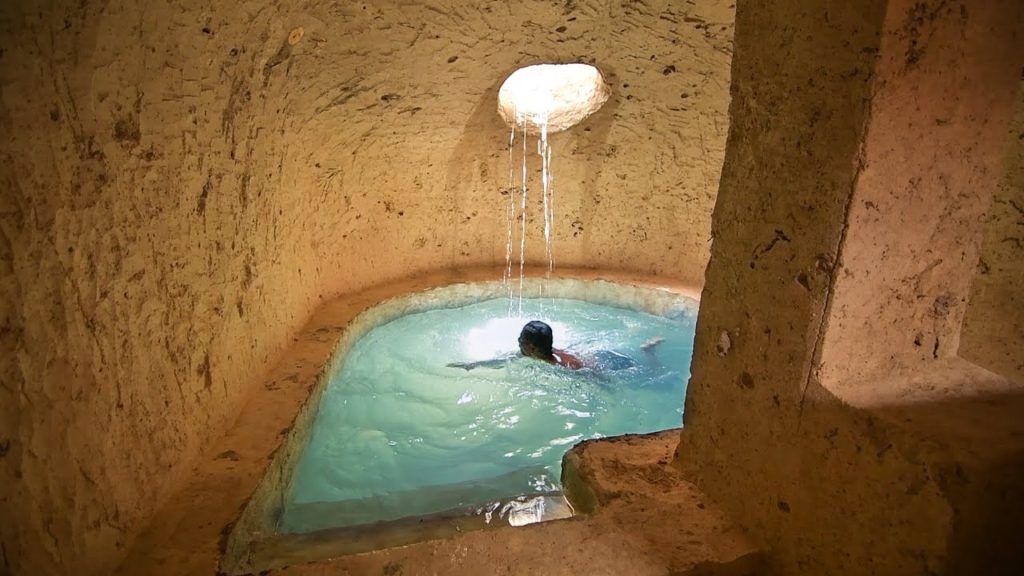 This Summer’s Living & Building Underground Temple Tunnel House With Swimming Pools