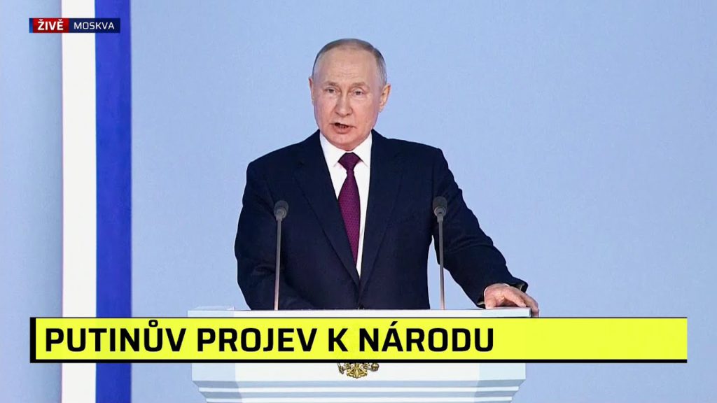 Putin útočí na Západ: Oni rozpoutali válku. Rusko využívá sílu k tomu, aby ji ukončilo