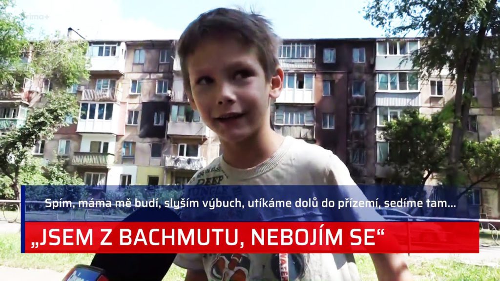 Ničeho se nebojím, jsem z Bachmutu. Sedmiletý Serjoža dojal slovy o ostřelování jeho domoviny