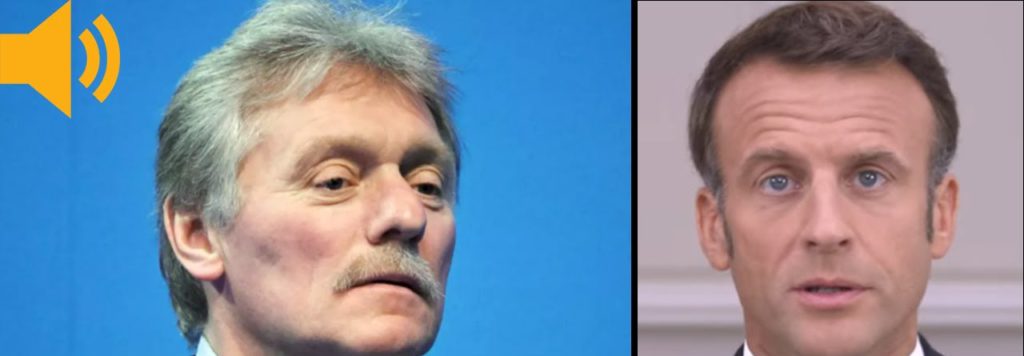 Drsné posolstvo z Moskvy: Peskov reaguje na odvážne slová Macrona, spomenul aj Trumpa