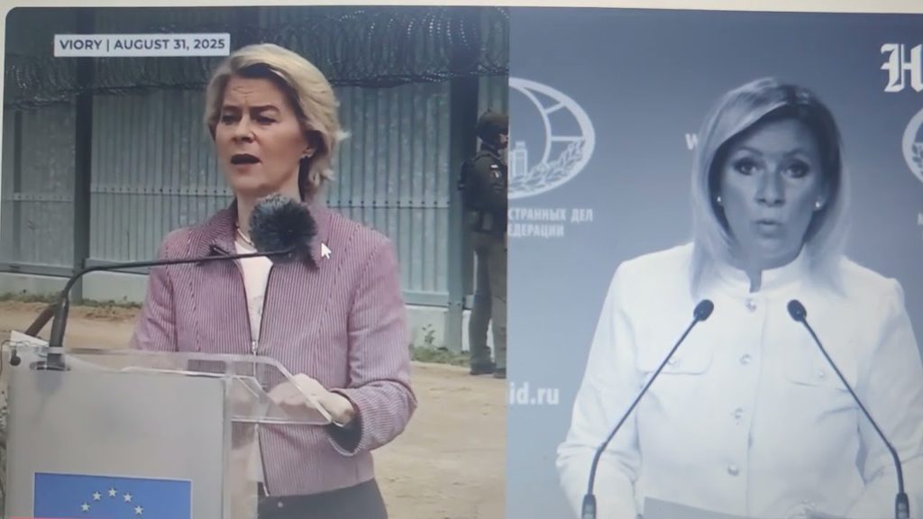 Na kameře: Putinova spojenkyně se vysmívá von der Leyenové myšlence Ukrajiny jako „ocelového…