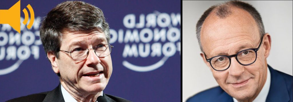 Profesor Sachs nenechal nitku suchú na európskych lídroch, špeciálne si vychutnal Merza
