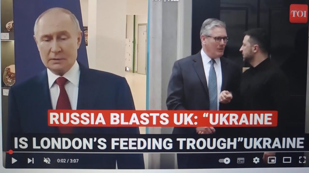Rusko buší do Spojeného království a vydává mrazivé varování; „Zlodějská Velká Británie drancuje…