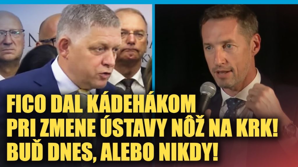 Smer dal Kádehákom NÔŽ NA KRK pri zmene ústavy: Bude to buď – alebo