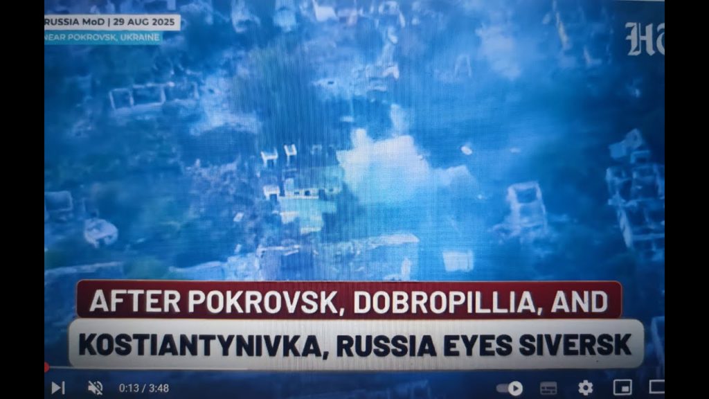 Velké prohlášení ukrajinské armády; říká, že Putinovy síly nyní plánují zacílit na doněcký Siversk..