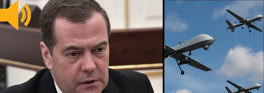 Medvedev PREHOVORIL o dronoch v Európe. Po TOMTO budú mať Macron a Merz PORIADNY PROBLÉM