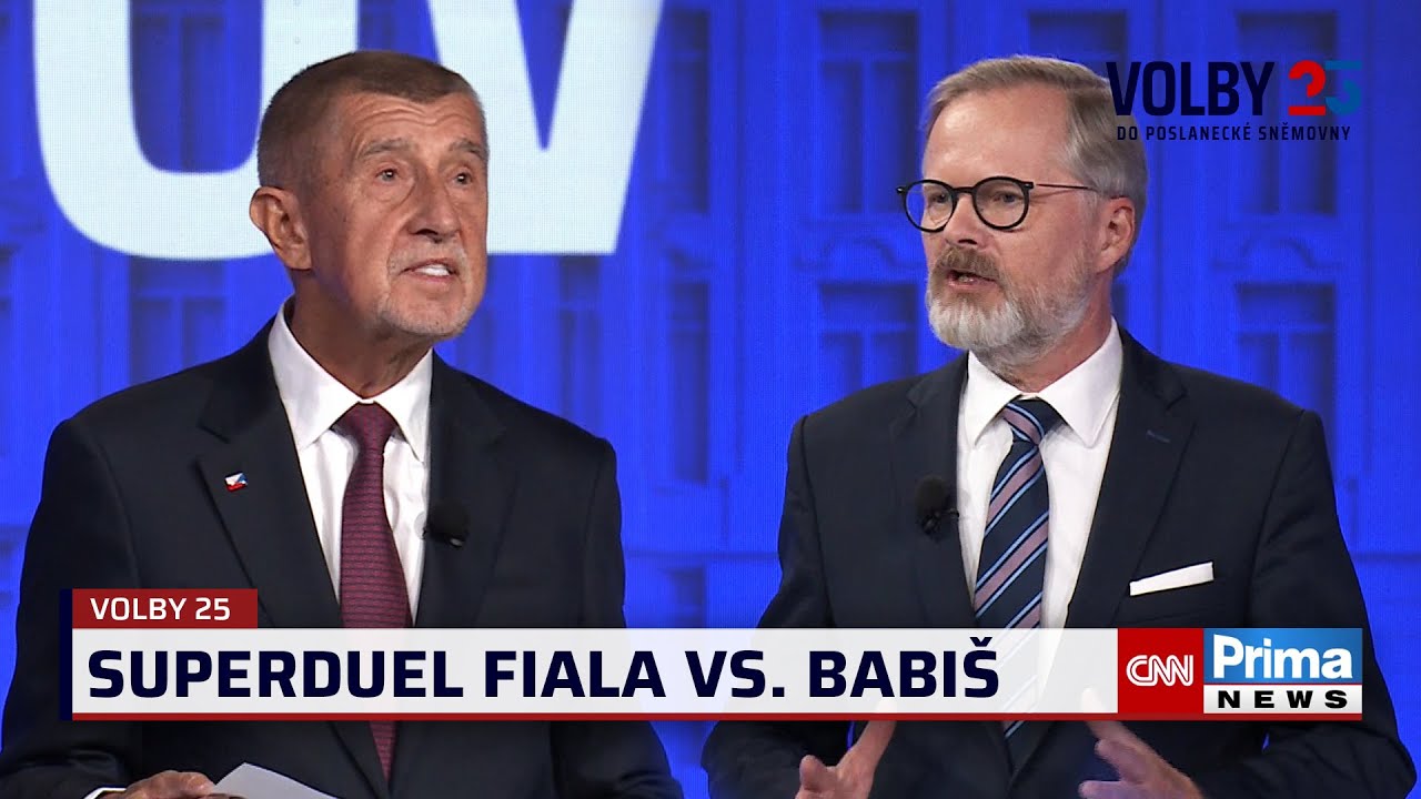 Superduel Andreje Babiše a Petra Fialy