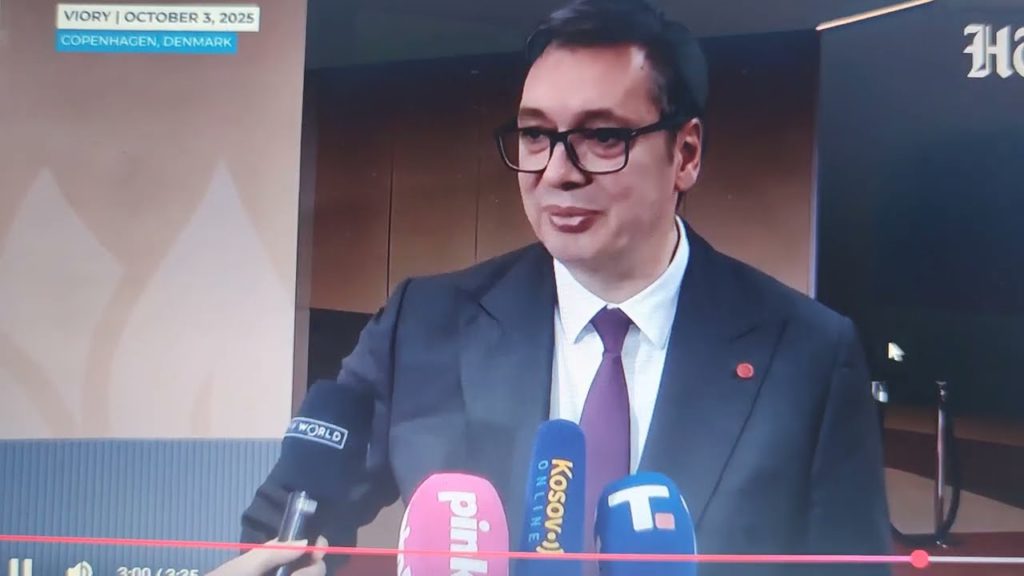 Vůčič napadá Evropu kvůli „dronové zdi“ a říká, že se Srbsko nepřipojí k tomu kontroverznímu plánu..