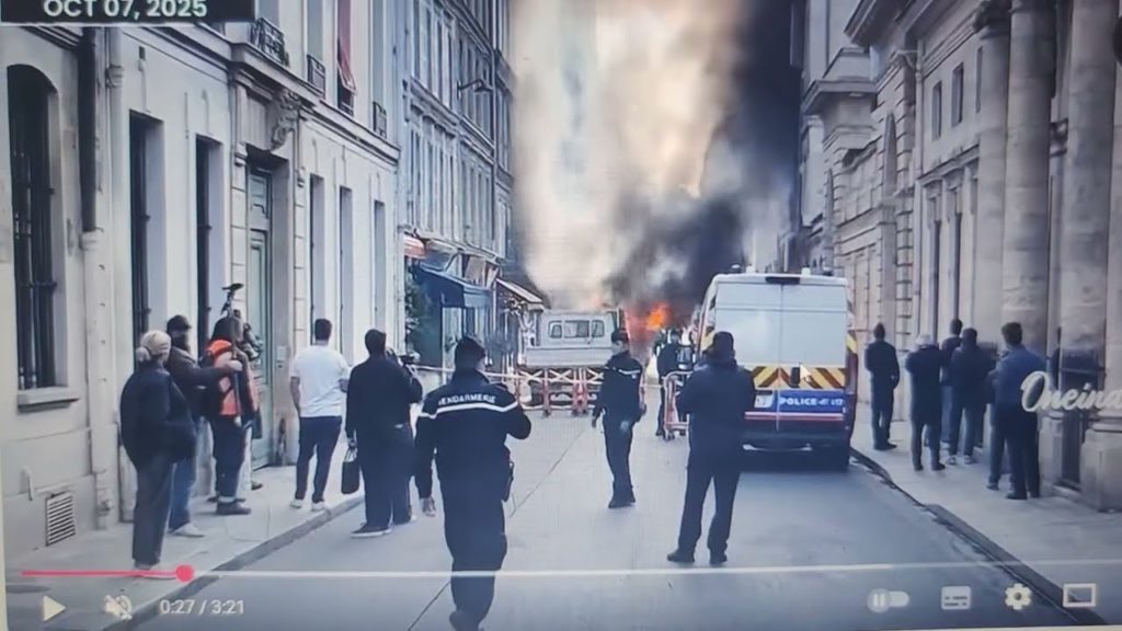 VÝBUCHY ZASÁHLY FRANCOUZSKÉ HLAVNÍ MĚSTO: došlo k výbuchu dodávky poblíž kanceláře předsedy…