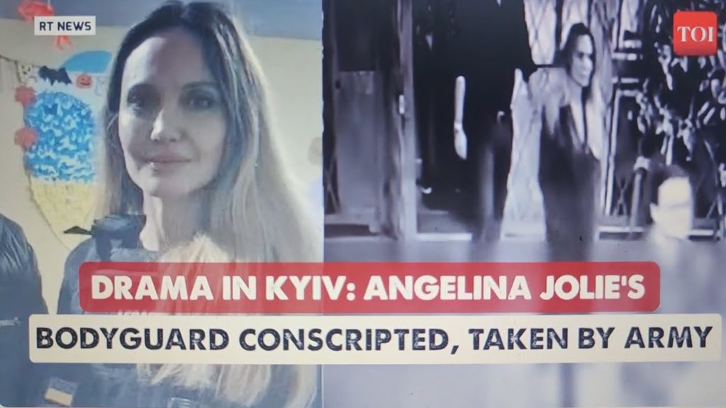 DRAMA v Chersonu: Angelina Jolie „VTRHLA“ do odvodové kanceláře po násilné mobilizaci svého strážce.