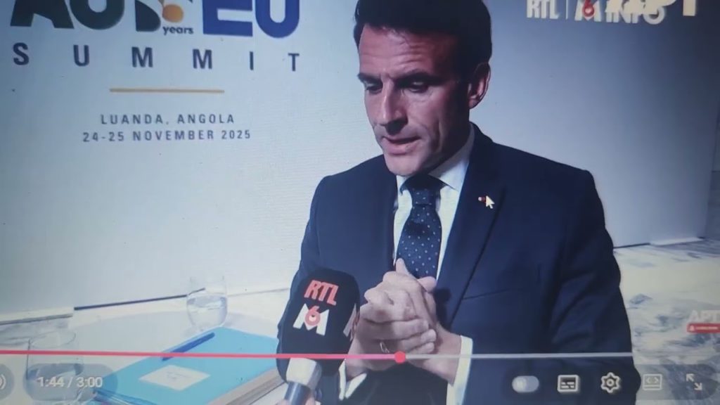 Emmanuel Macron říká, že mír je vítán, ale Trumpův ukrajinský mírový plán téměř „padá“…