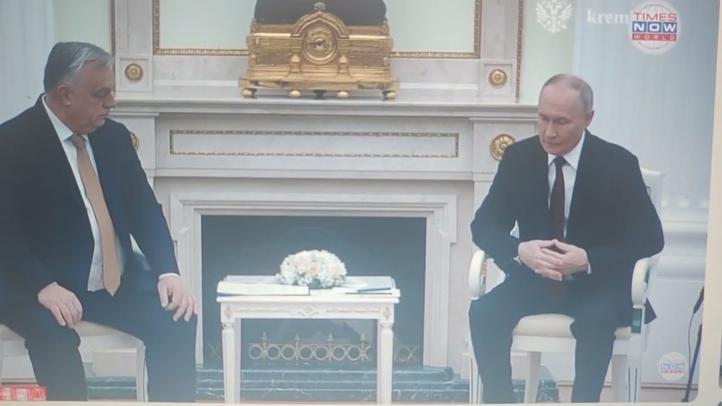 „JIŽ ŽÁDNÝ VNĚJŠÍ TLAK“: Putin hostí Viktora Orbána v Kremlu; aliance NATO je opět ohromena…