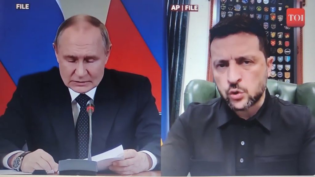Ruská pekelná palba ničí ukrajinské bojové linie v době, kdy Putin napadá Zelenského falešné zprávy