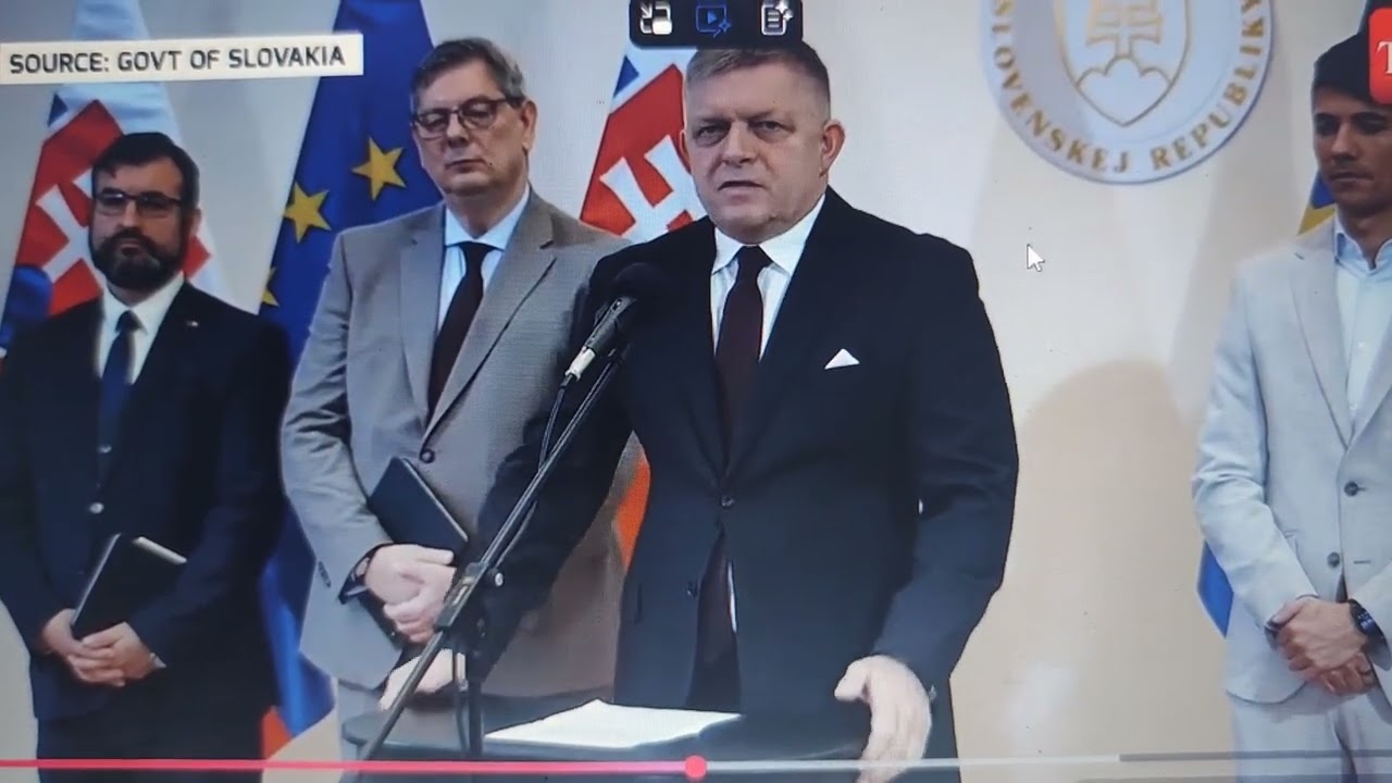 Slovenský premiér Robert Fico rozebírá situaci okolo nového Trumpova mírového plánu; Times of India.