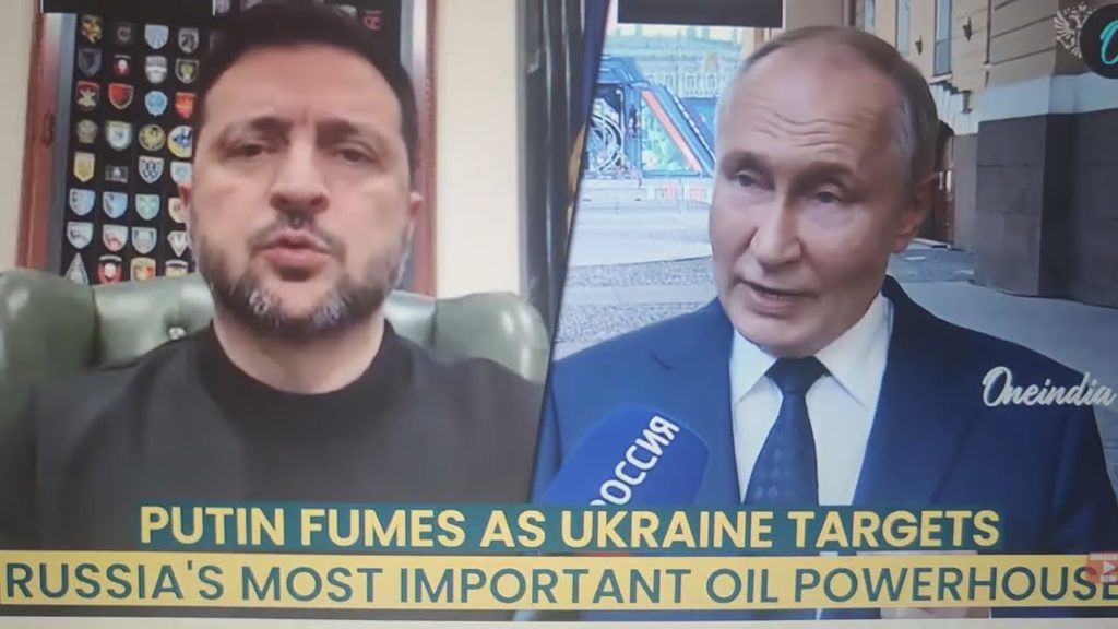 AKTUÁLNĚ: UKRAJINA útočí hluboko do ruského ropného impéria; útoky dronů zažehly požáry; Putin zuří.