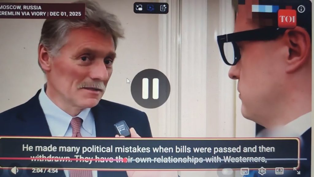 „Ne v tomto životě…“: Putinův spojenec Dmitrij Peskov se veřejně vysmívá Volodymyru Zelenskému…