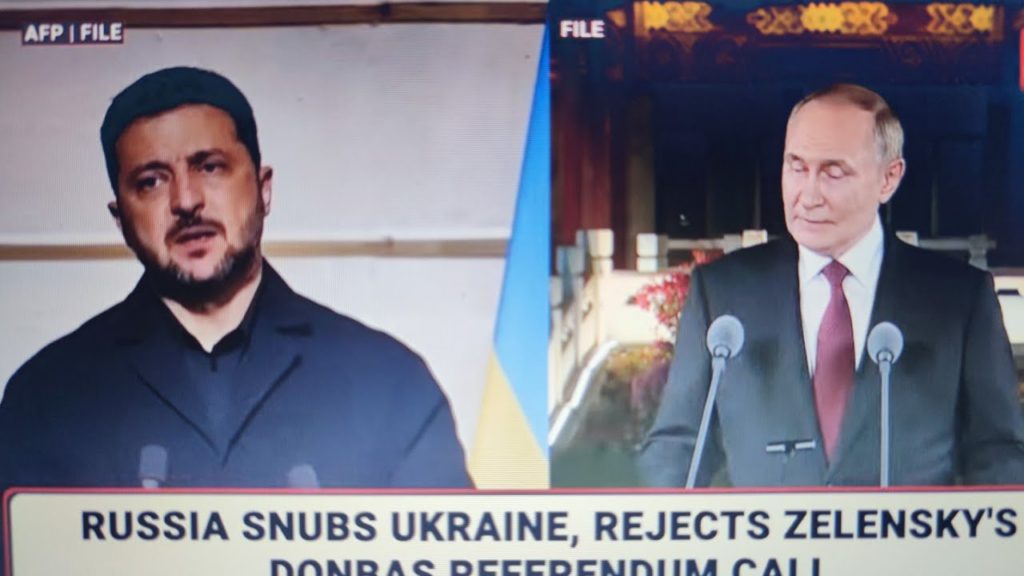 Promiň, kdo jseš, že chceš rozhodovat?“: Putinova divoká reakce na Zelenského ve věci Donbasu…