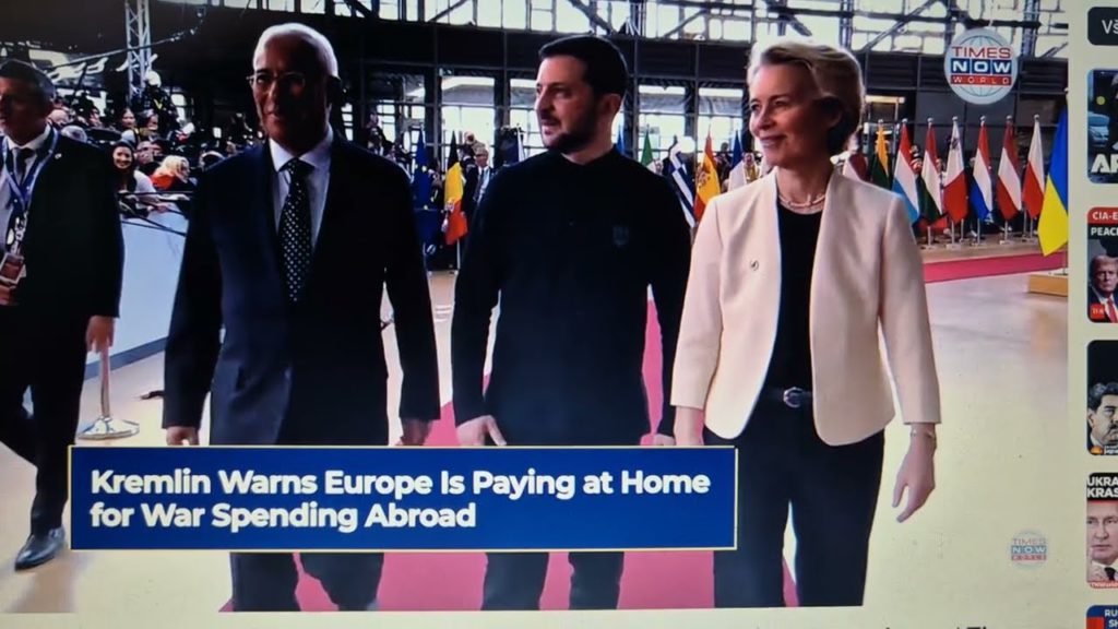 VÁLEČNÝ DLUH BRUSELU: Kreml varuje, ze těch 90 miliard euro pro Kyjev zanechá Evropany v temnotě…