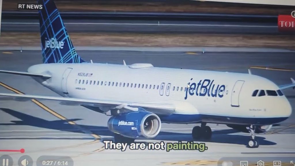 VELKÉ! Americký dopravní tryskáč společnosti „jetBlue“ se ve vzduchu téměř srazil s vojenským…