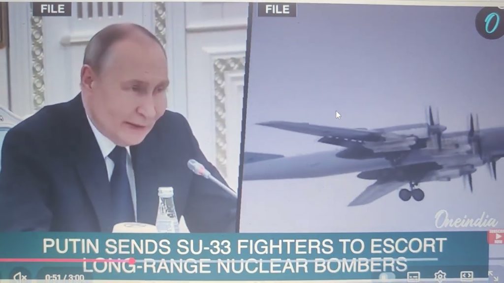 Začíná válka mezi Ruskem a EU? Putinovy SMRTÍCÍ jaderné bombardéry byly SPATŘENY poblíž Spojeného…