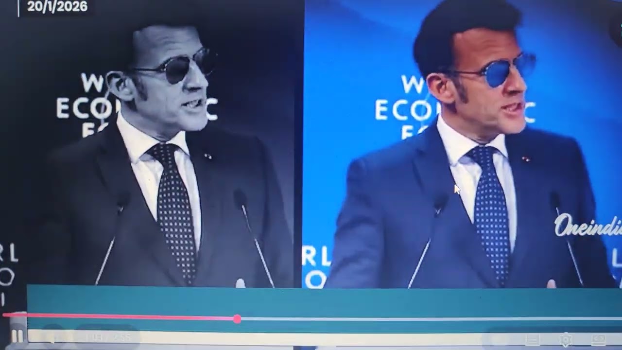 Byl Macron znovu zbit svou manželkou? Francouzský prezident nosí sluneční brýle i uvnitř budov…