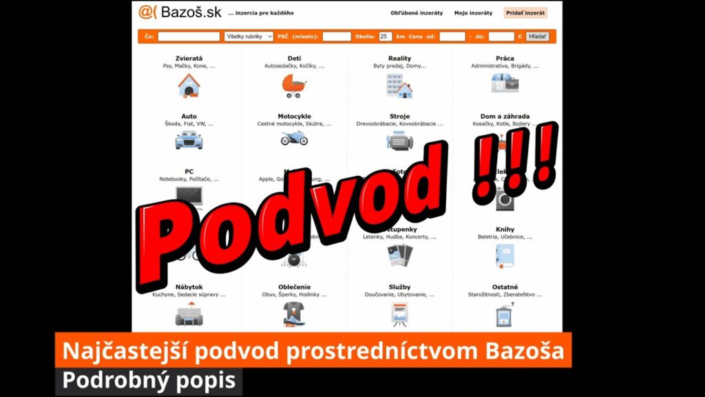 Najčastejší podvod cez Bazoš – priebeh podvodu