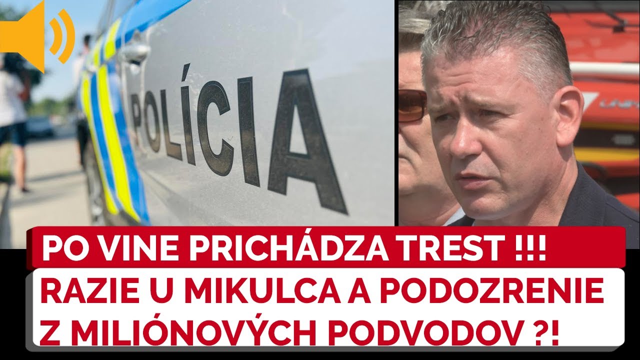 AKTUÁLNE Mikulec v OBROVSKÝCH PROBLÉMOCH. Európska prokuratúra spustila rozsiahle vyšetrovanie