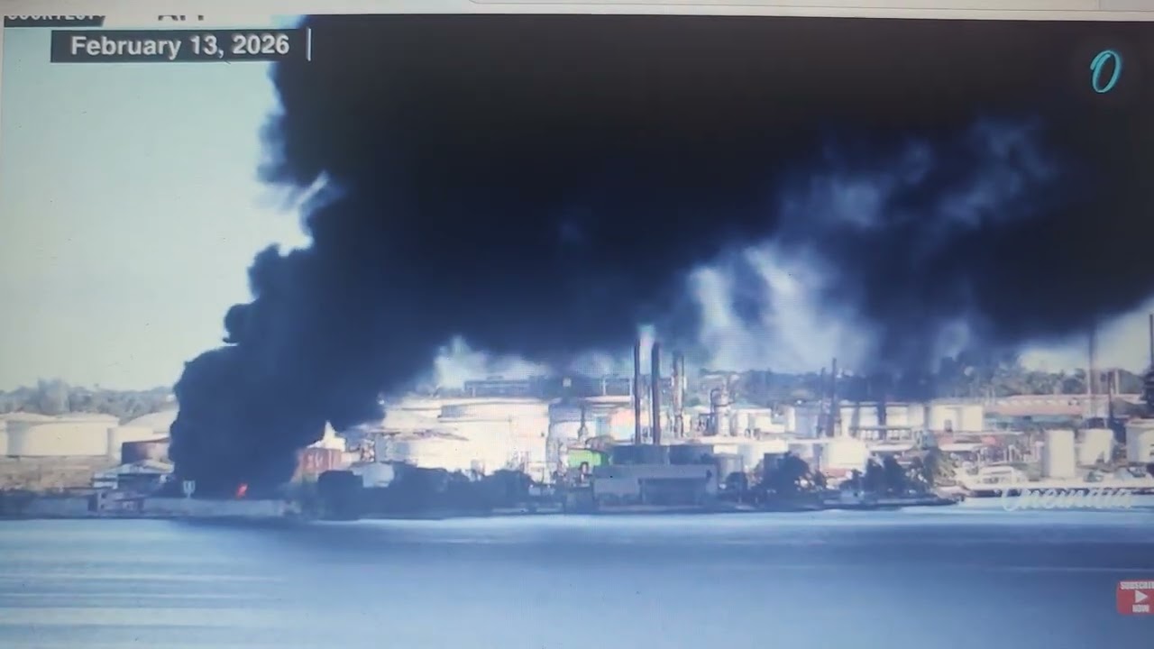 AKTUÁLNĚ o požáru na Kubě: obrovský požár ZASÁHL kubánské ropné centrum v době sankcí ze strany…