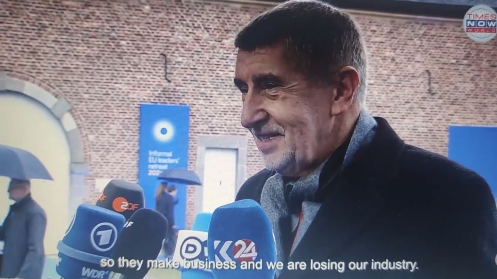 Babiš ŠOKUJE ústupem od EU: “Náš průmysl umírá, zatímco USA a Spojené království vydělávají…”