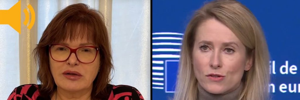 Belousovová zaskočene reaguje na prejav Kallasovej o sľube američanom. Trump sa dobre zabáva na EÚ