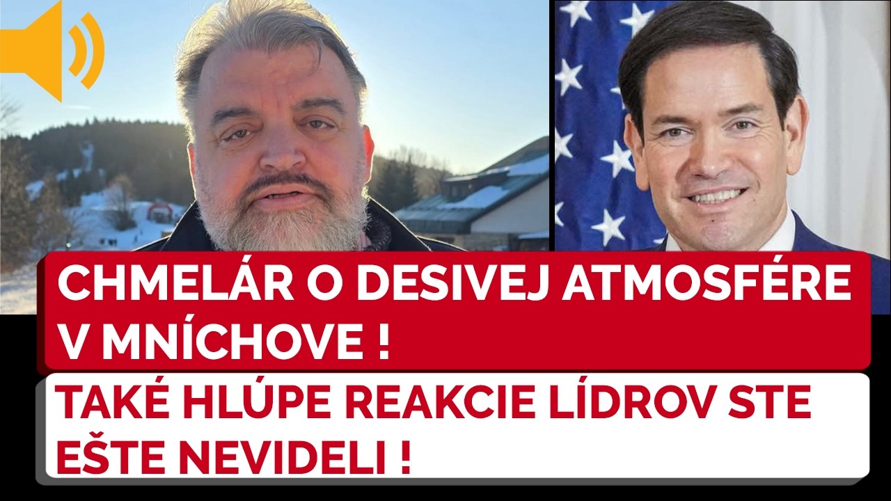 Chmelár do detailu rozobral Rubia a jeho posolstvo Európe. EÚ Lídri sa nechali hlúpo nachytať