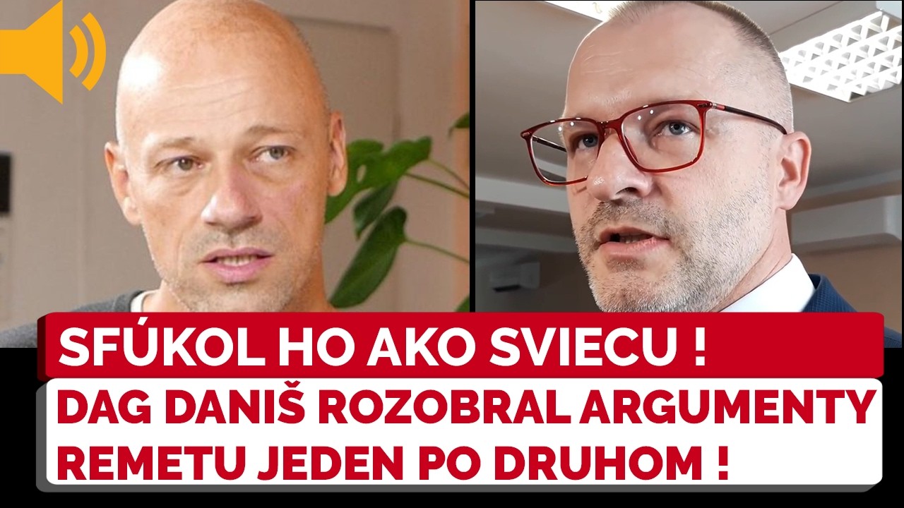 Dag Daniš rozobral argumenty Remetu o Naďovi do špiku kosti. PROKURÁTORA sfúkol ako sviecu
