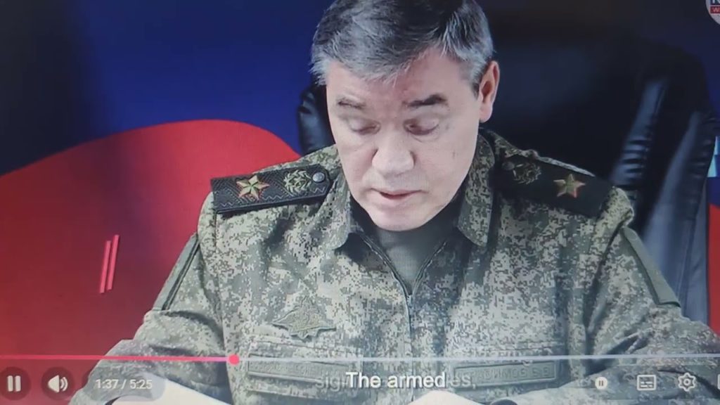 DONBAS PADÁ? Ruský generál Gerasimov přináší detaily o obsazení klíčových osad v regionu Donbasu…