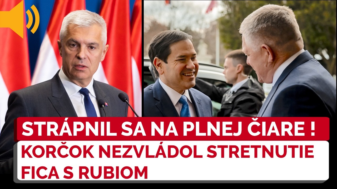 Fico s Rubiom rozbili teóriu progresívcov v jednej sekunde. Korčokovi ostali len oči pre plač
