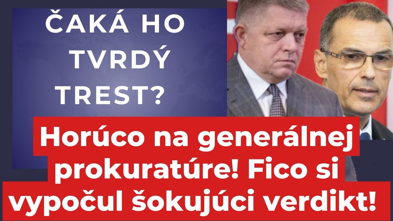 Horúco na prokuratúre! Žilinkovi na stole pristalo to, čo Fico nečakal
