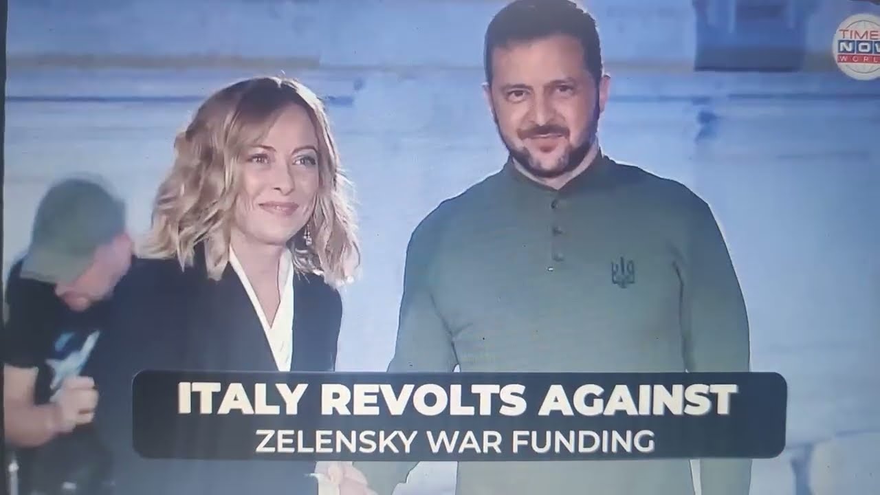 ITÁLIE REVOLTUJE: parlament chce blokovat financování Zelenského; přiklání se Meloniová k Putinovi?