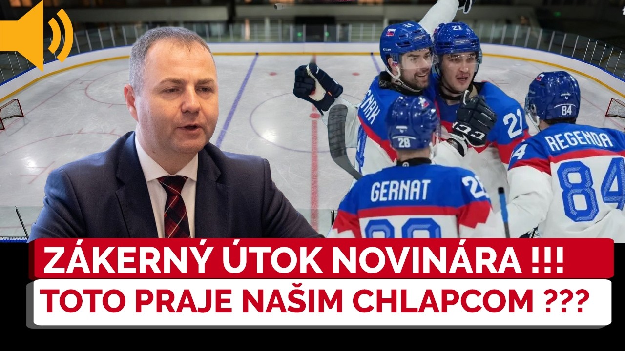 Kéry reaguje na nechutný útok novinára voči našim hokejistom. Kritiku schytal aj Hašek a Štefanec