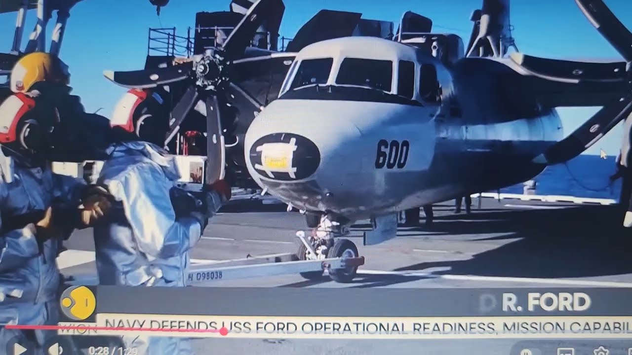 Letadlová loď Spojených států Gerald R.Ford má problémy s odpadním systémem; ten je ve stavu krize..