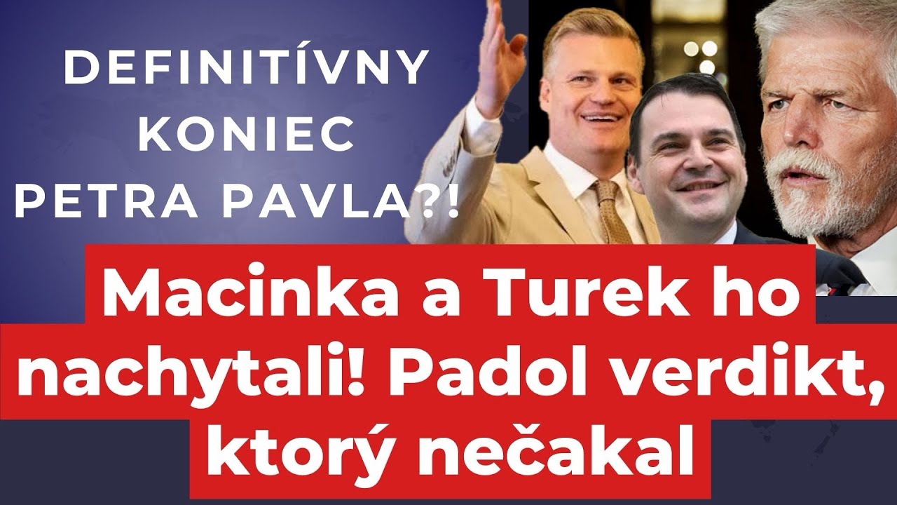 Macinka a Turek zaskočili prezidenta Pavla! Prišiel verdikt, s ktorým nerátal