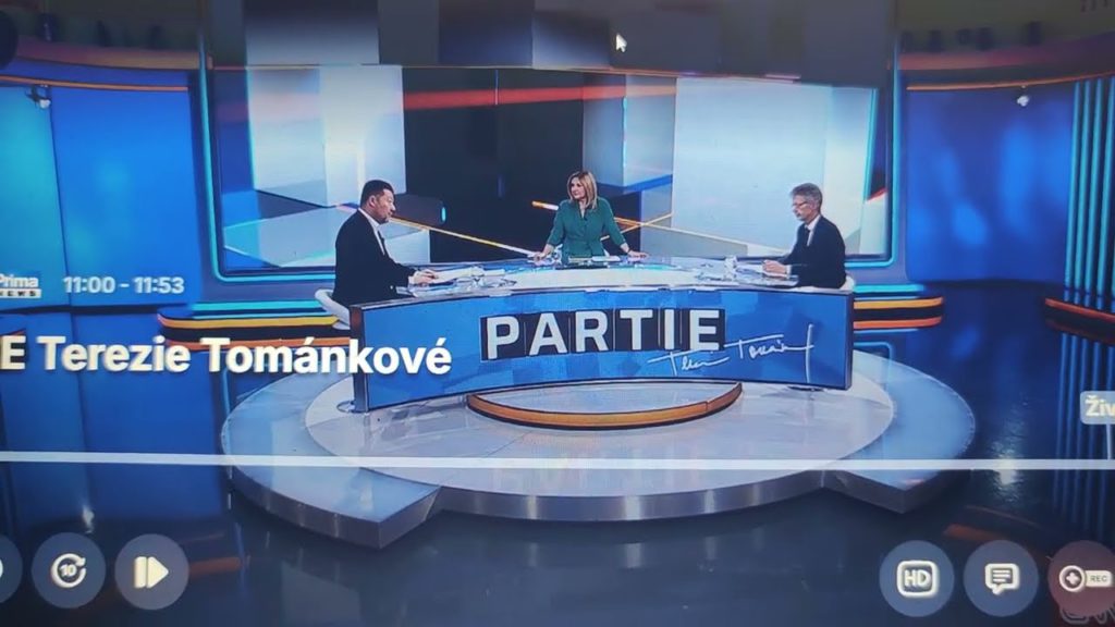 Máme tady další opoziční stranu (již osmou), reprezentovanou Terezií Tománkovou…