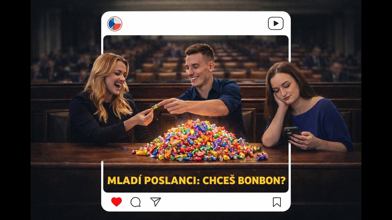 Nečtu rozpočet, mám bonbony: šokující upřímnost v mladé ODS