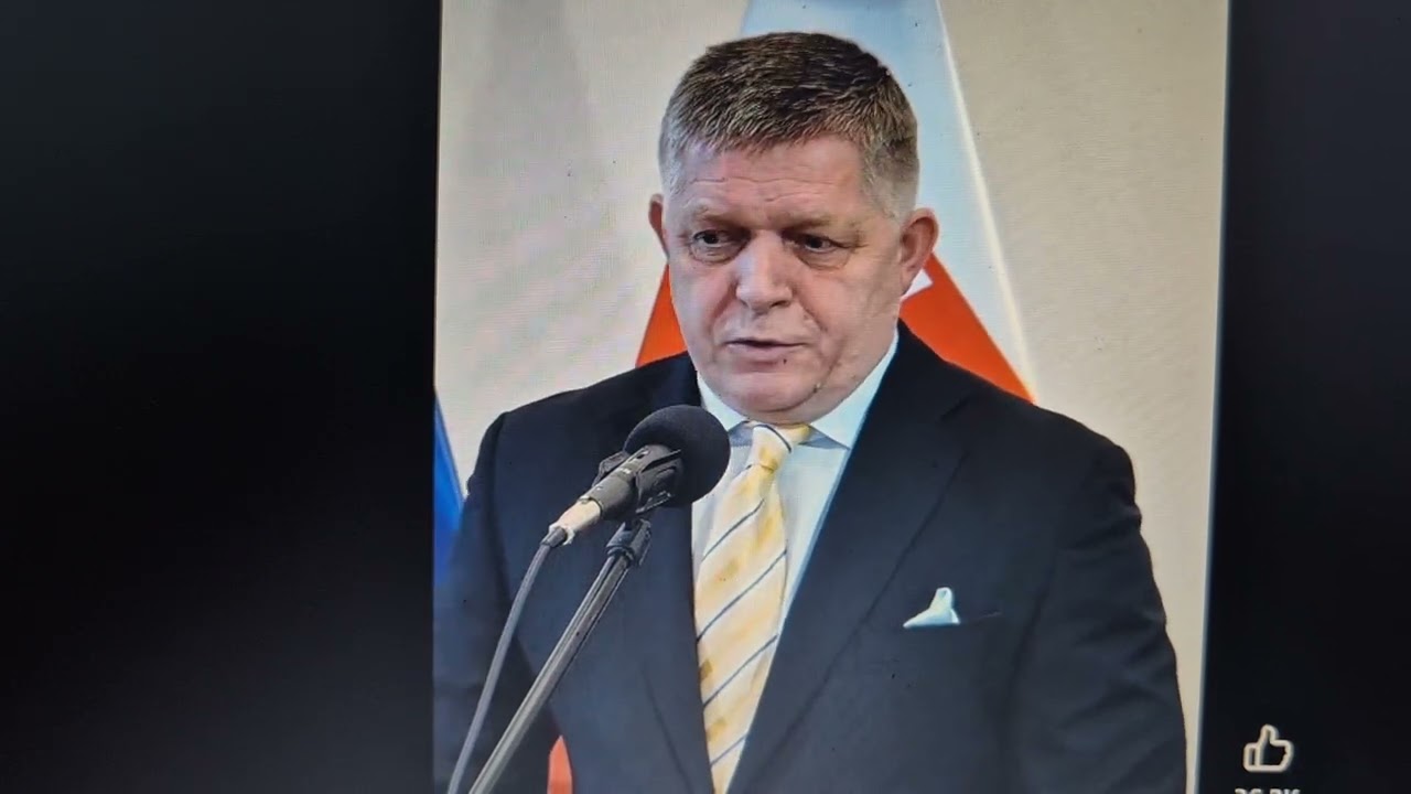 Premiér Slovenska Robert Fico o blokování dodávek ruské ropy do podniku Slovnaft Bratislava…