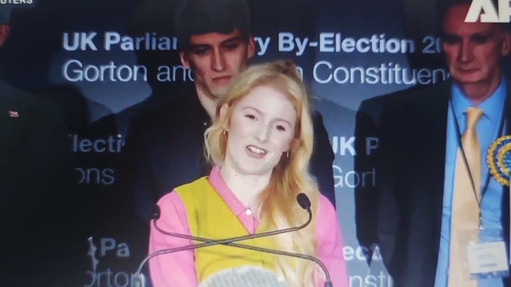 Šok v Anglii: instalatérka Hannah Spencerová vyhrála křeslo v parlamentu za obvody Gorton a Denton..