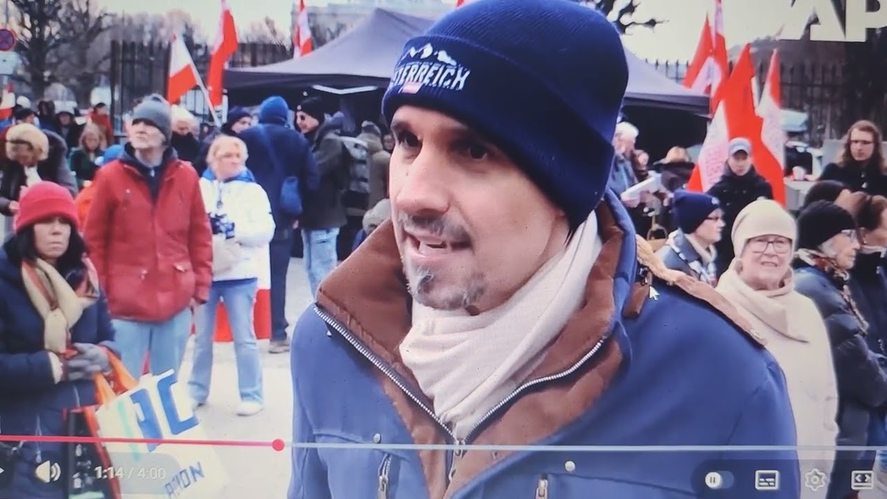 “Zastavte utrácení našich daní pro Kyjev”: vídeňské protesty vyzývají k neutralitě v době války…