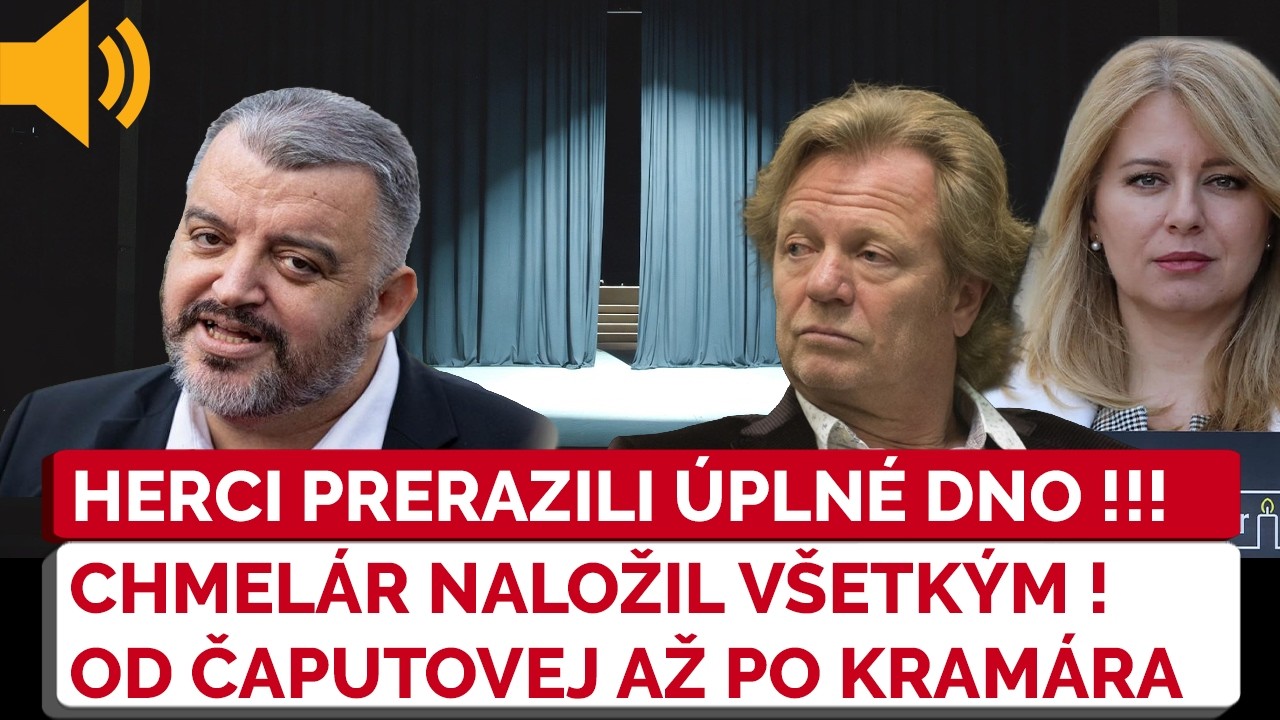 Chmelár sa s umelcami nebabral! Najtvrdšia reakcia na Nvotovú, Kramára a ďalších