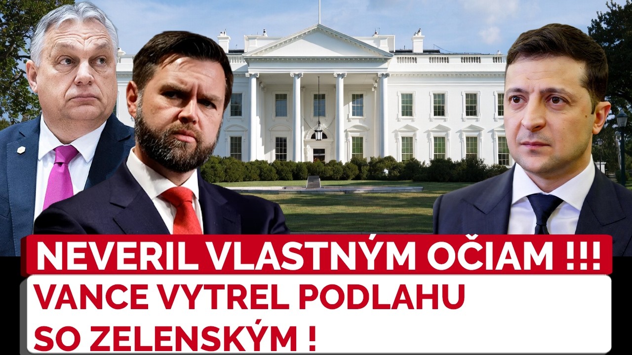 Facka z bieleho domu! Vance sa dozvedel o Zelenského slovách voči Orbánovi: Spustil na neho peklo