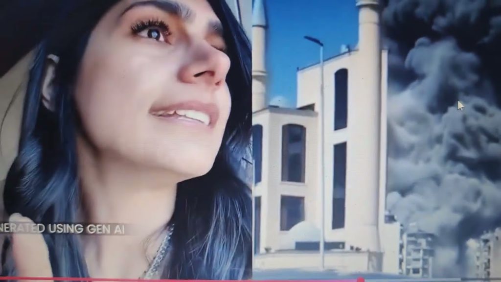 Mia Chalífová SE HROUTÍ po izraelském BOMBARDOVÁNÍ Libanonu; to zabilo přes 250 lidí během 10 minut.