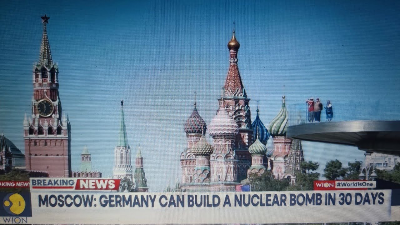 Rusko “hází jadernou info-bombu”; říká, že Německo může vyvinout jadernou bombu během 30 dní…