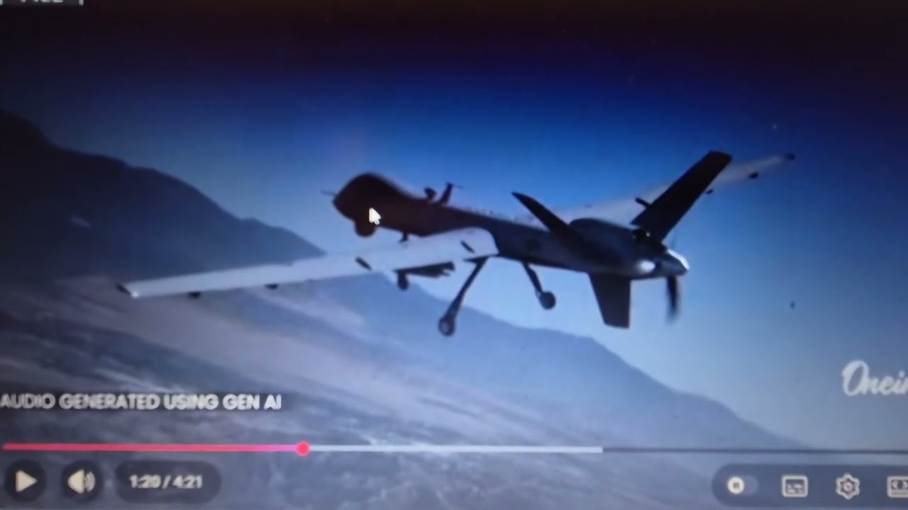 Americký dron MQ-9 Reaper byl SESTŘELEN nad Jemenem; video Hútiů ukazuje jeho hořící trosky…